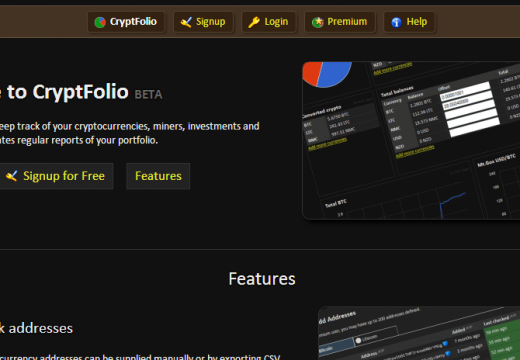 CryptFolio now supports Blackcoin – track your addresses, exchanges and miners for free.