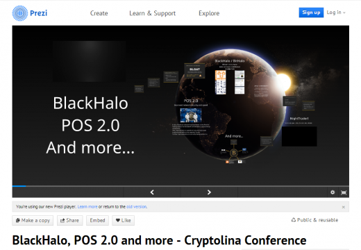 First BlackCoin Community Presentation ready for download