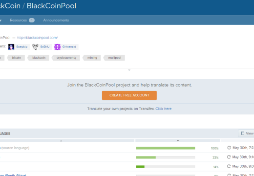 Blackcoinpool.com — Translators Needed!