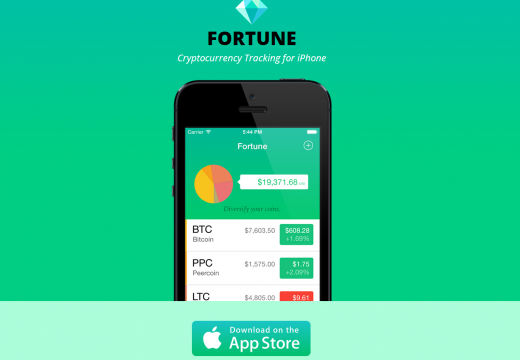 FORTUNE: Cryptocurrency Tracking App for iPhone added Blackcoin